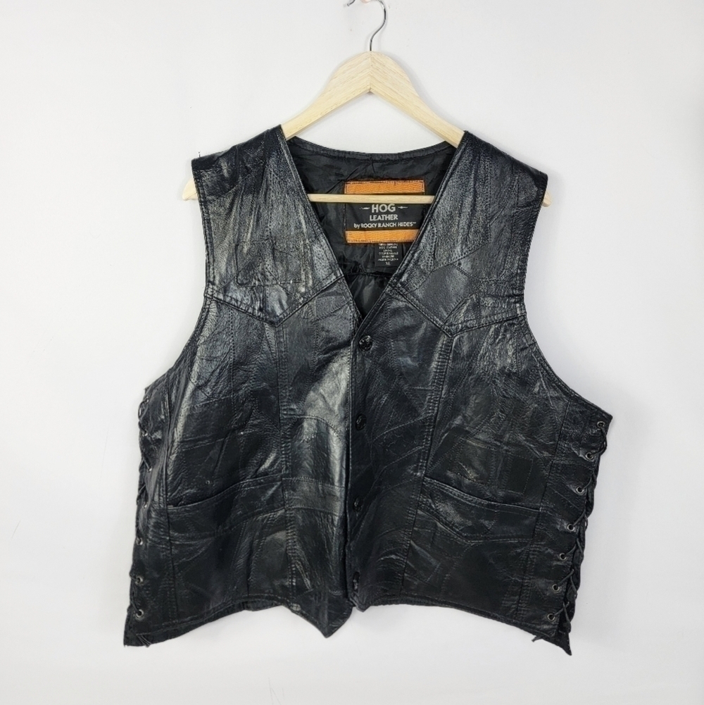 Mens XL Biker Vest